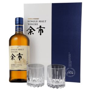 NIKKA WHISKY YOICHI SINGLE MALT 0.7L 45% +2 ČAŠE GIFT BOX