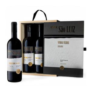 SAO LUIZ VINHAS VELHAS DOURO DOC GRANDE RESERVA TINTO 3 x 0.75L WOOD BOX