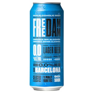 ESTRELLA FREE DAMM alc 0.0% LAGER BEER 0.5l LIM.