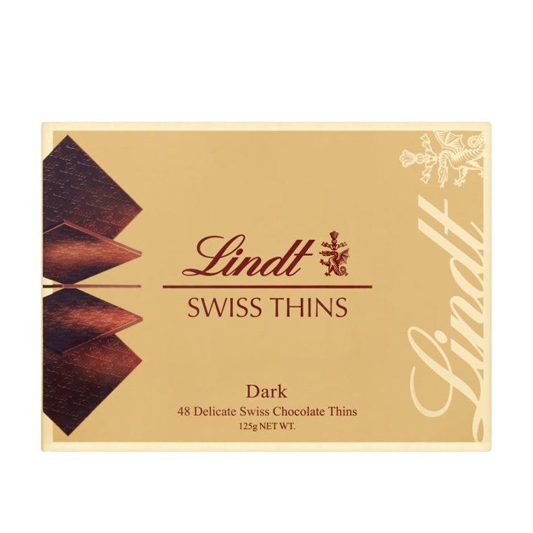 Swiss Thins Dark 125g 